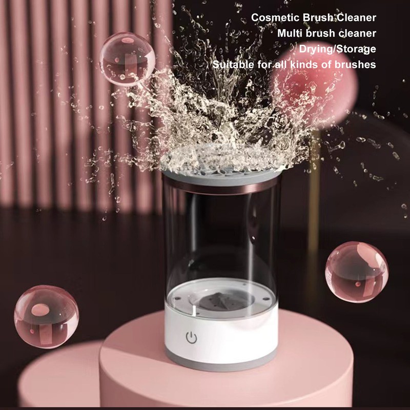 Wireless Makeup Brush Cleaner Machine 7000RPM Auto Rotating USB Electric