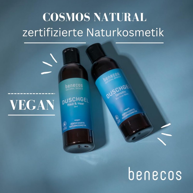 benecos Natural Basics - Shower Gel Organic Aloe Vera Sensitive