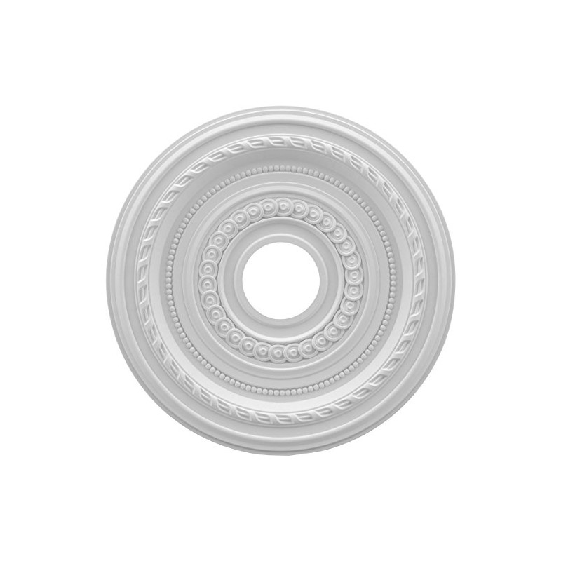 Ekena Millwork CMP16CO Cole Thermoformed PVC Ceiling Medallion (Fits Canopies