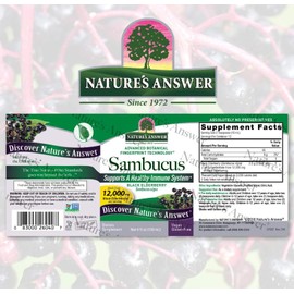 Natural's Answer SambucuOriginal, 12000mg, 120 ml