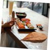 ABOOFAN 20pcs Dried Leaf Sushi Plating Mats Japanese Sashimi Decor