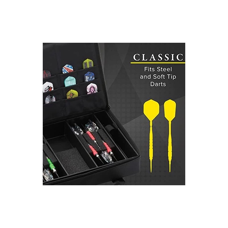 Casemaster Classic Nylon Dart Carrying Case for Steel and Soft