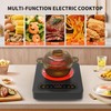 GIHETKUT Single Burner Electric Cooktop,110V 1800W Electric Stove Top with