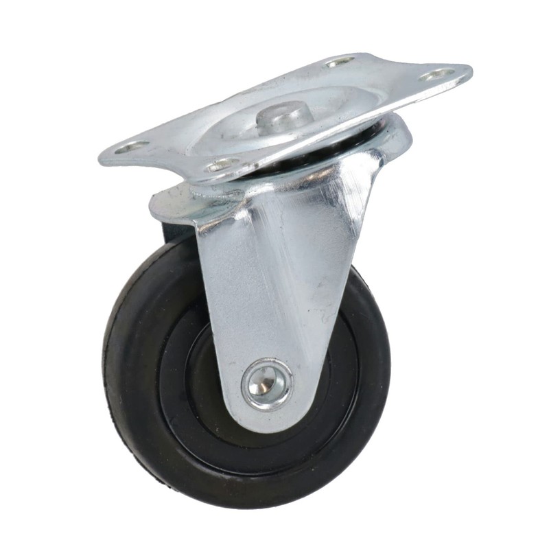 40mm Castor Wheel 4pc Trolley 2 x Fixed & 2