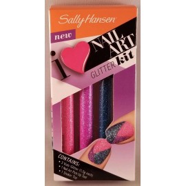 SALLY HANSEN I HEART NAIL ART KIT NAIL POLISH B2G2 FREE ADD 4 TO CART DECAL - 430 Glitter Kit