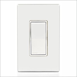 Leviton Decora Weather-Resistant Single-Pole Switch, W5601-2GY, Grey