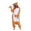 Zinuods Unisex Adult Kangaroo Onesie Pajamas Animal Cosplay Costumes S