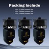 RugooSpink 3 Pack P2S Hotend 0.2MM 0.4MM 0.6MM Nozzle for