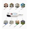 Hygro-Thermometer Psychrometer, Handheld Digital Humidity Temperature Meter with Dew Point