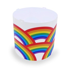 Additional Shade for EREKI lampshade 's Magnetic Connector, for Baby Nursery Room, Kids Boys Girls Ceiling Pendant Light Shade (Rainbow)