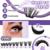 100D 200D Dramatic Soft Kit l Mega Volume Lashes, D-Curl,