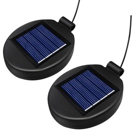 2 Pack Replacement Solar Panel for Outdoor Lights, Solar Lights Replacement Parts for DIY Repairing Outdoor Flowers Lanterns Small Panels Garden Patio Decorations