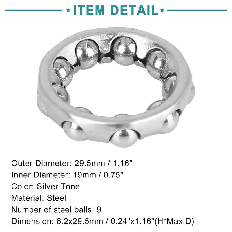 ACROPIX Bicycle Ball Bearings 29.5mm x 9 Balls Bicycle Bearing