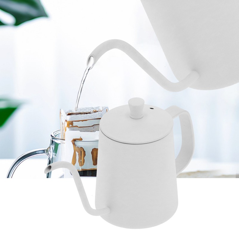 350ml Gooseneck Coffee Kettle 304 Stainless Steel Long Spout Tea