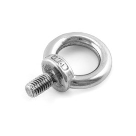 QWORK® 5PCS M8 Eye Bolts - 120KG - 304 Stainless Steel Male Thread Lifting Ring Eye Bolts for Living Lifting and Various Engineering Lifting Equipment