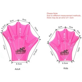 UNIQOCK Silicone Swimming Gloves,Webbed Swim Gloves Unisex Full Finger Water Resistance Training for Adult Aquatic Training