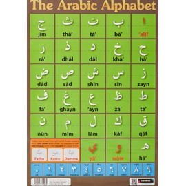 Sumbox Arabic Alphabet Educational Language Poster, 2047, Kids Room