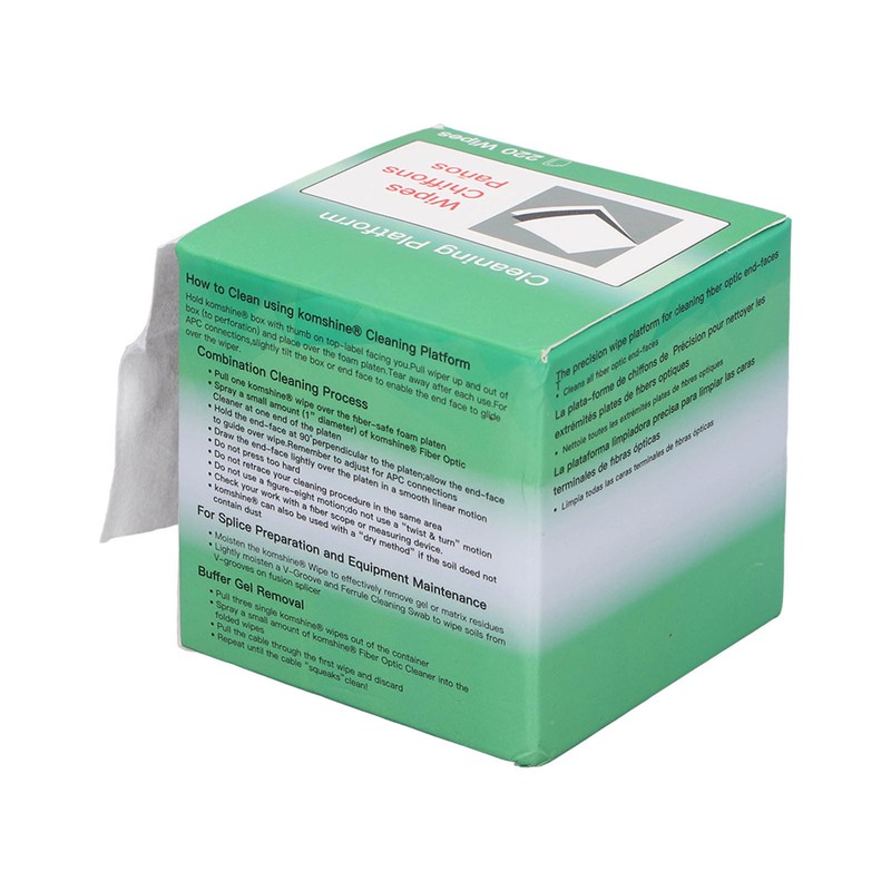 Fiber Optic Cleaning Wipe 220 Sheets Dust Free Cleaner Platform