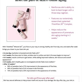 TimeWise Miracle Set - Anti-Aging Skincare Solution facial care wrinkle care - Skin Type: Normal to Dry, Specification: Timewise Miracle Set