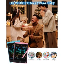 2pcs Vistoso Tableta de Escritura LCD 8.5 Pulgadas,LCD Pizarra Magica borrable y Reutilizable,Tablero de Dibujo Educativo electrónico Regalos para Niños de 3 4 5 6 7 8 Años,Azul + Rosa
