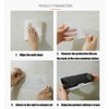 PIGPIGFLY Shower Shelf no Drilling, Plastic Bathroom Shelf, Shower Organiser,