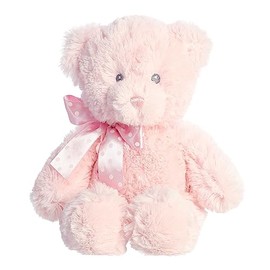 Aurora® Adorable Yummy Bear™ Baby Stuffed Animal - Soft & Cuddly Toy - Comforting Companion - Pink 12 Inches