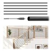 5 Foot x 5/8-inch Round Horizontal Bar Baluster for Stair