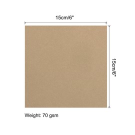 MECCANIXITY 50 Sheets Origami Paper Double Sided Dark Khaki 6x6 Inch Square Sheet for Art Craft Project, Beginners, Gifts Decor
