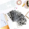 DOITOOL 10pcs Plastic DIY Embossing Folder for Card Making Scrapbooking