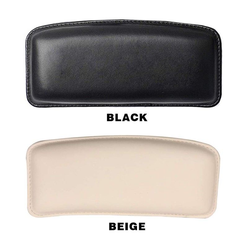 DENPETEC Leather Auto Center Console Knee Cushion Soft Pad,Automotive Soft