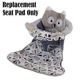 Replacement Part for Fisher-Price Premium Sit-Me-Up Floor Seat with Toy Tray - FPK63 ~ Replacement Seat Pad ~ Owl Theme