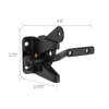 Design House 189407-MB Self-Locking Heavy Duty Gate Latch 2-Pack Matte