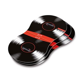 Dynavox Vinyl Record Holder Record Holder Recording Aid for Recording and Holding Vinyl Record Set of 4