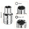 sourcing map 12 Point Socket 1/2" Drive by 10mm Metric