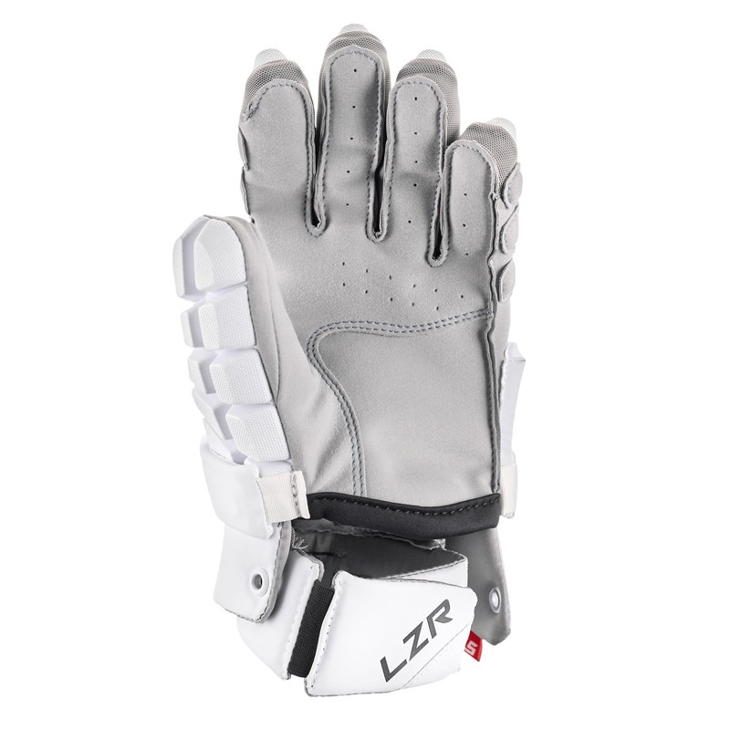 STX LZR Lacrosse Gloves, Extra Small, Black, Pair