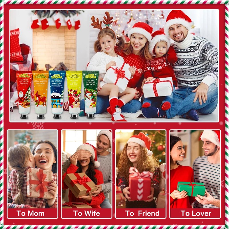Christmas Hand Cream Gift Set, Mini Hand Cream Women's Gift