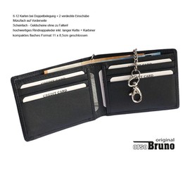 Chain Wallet Small, black, Compact