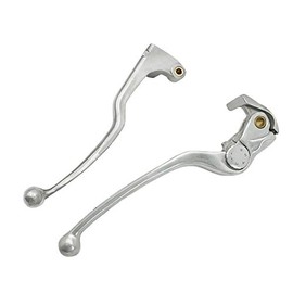 S SYUU Motorcycle Replacement Brake Clutch Hand Lever Sets Pairs Compatible with/for Suzuki GSXR 600 GSXR 750 GSXR 1000 2006 2007 2008 2009 2010 2011 2012 2013 2014 Polished Silver