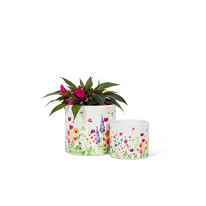 Abbott Collection Small Bee Garden Planter - Ceramic (4.5" D)