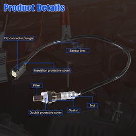 2Pcs Oxygen Sensor Upstream and Downstream 234-5076 234-5113 234-449 Left Right O2 Sensor Compatible with Ford F-150 2011 2012 2013 2014 3.5L