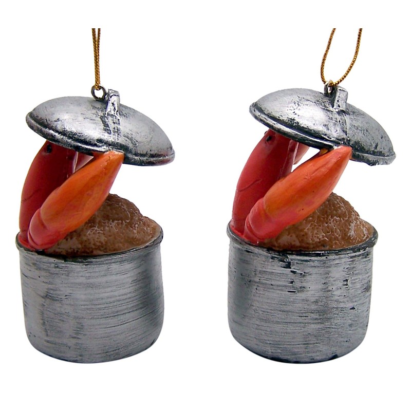 Lobsters Cooking in Pot Christmas Tree Ornament, Funny, 3 Inches,