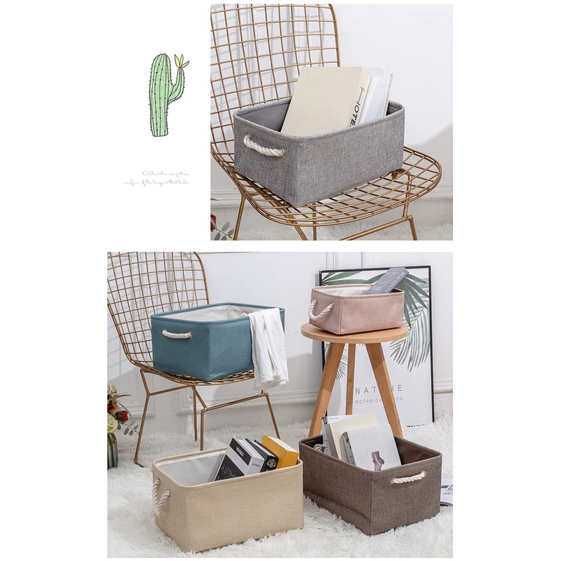 Anevous Foldable Storage Boxes, 36 x 26 x 16 cm,