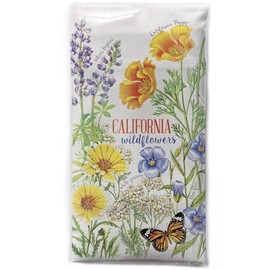 Mary Lake-Thompson Flour Sack Towel 30x30 (California Wildflowers)