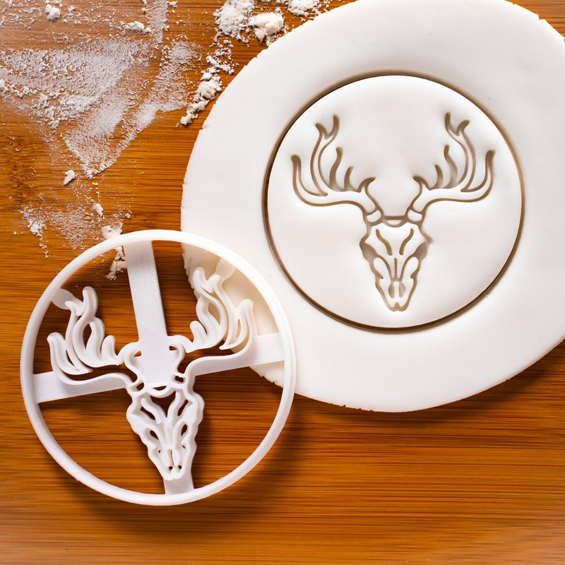 Deer Skull Cookie Cutter 1 Piece