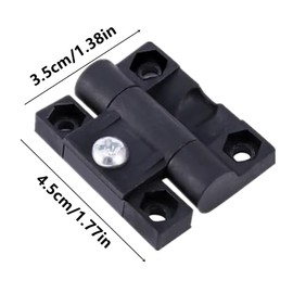FJYXCHENXM Adjustable Torque Hinge, 6 Pcs Torque Damping Hinge Flexible Adjustable Position Control Hinges for Cabinet Furniture, Black