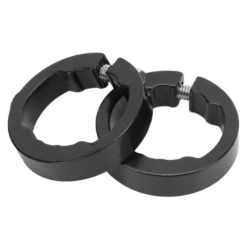 Tomotato 2-Piece Circlips for Bicycle Handlebar Grips, Aluminium Alloy Bicycle