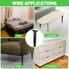 Tobeelec 12 Pcs Adjustable Height Bed Support Legs, 8.3"-14.5" Bed