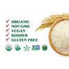 Queen Elephant Premium Organic White Jasmine Rice 2lbs Pack of