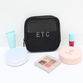 Mesh pouch cosmetics makeup foundation lipstick / 메쉬 망사 파우치 화장품 메이크업 파운데이션 립스틱