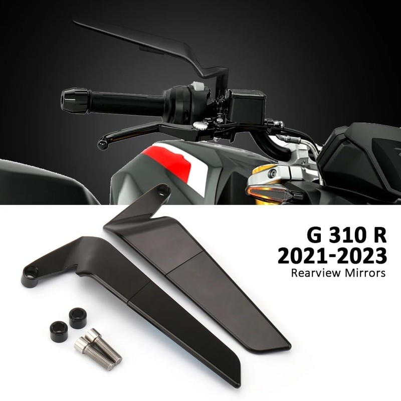 Motorcycle Rearview Wing Mirrors Compatible with Yamaha MT 09/MT-09 SP/MT-10/MT-07